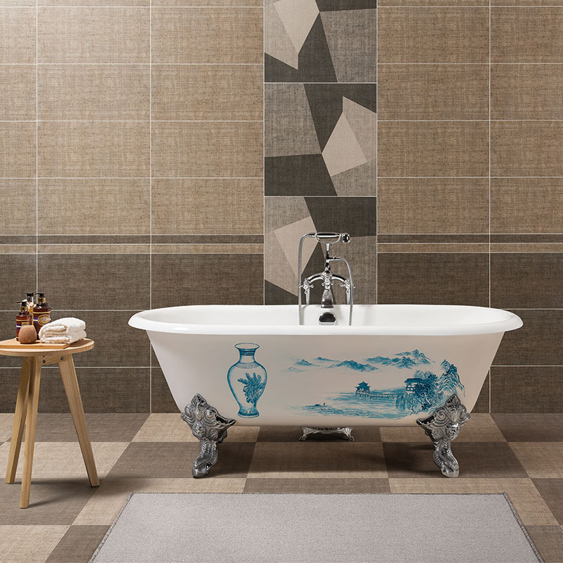 Double End Cast Iron Bathtub With Clawfoot