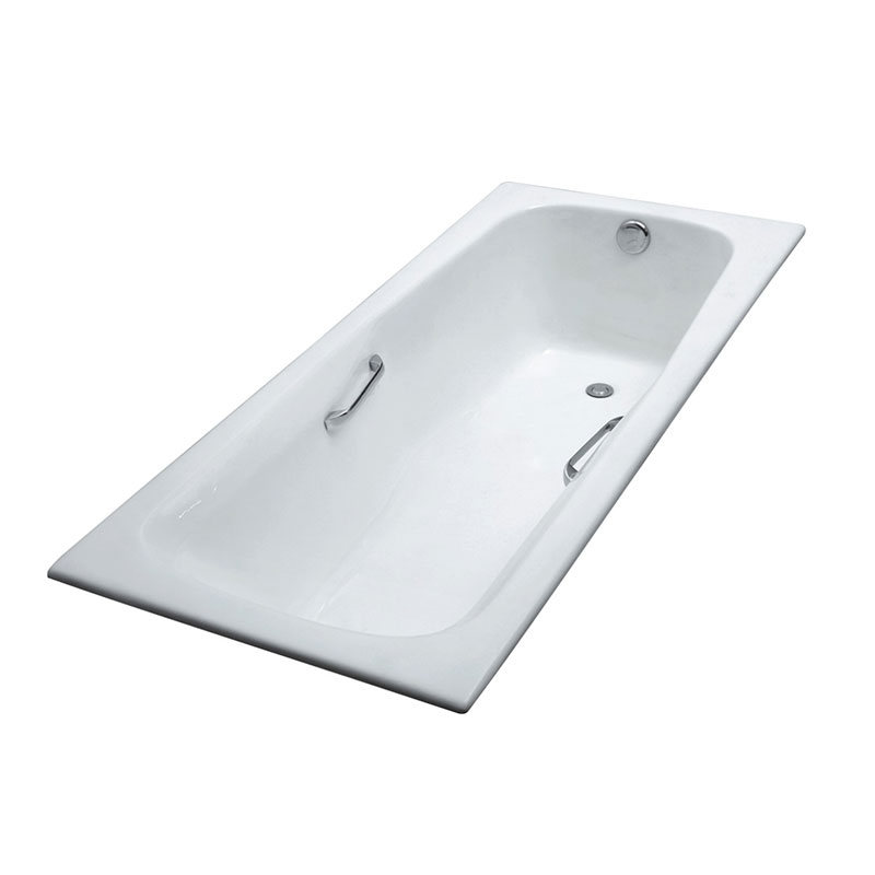 1800mm Drop In Cast Iron Bathtub