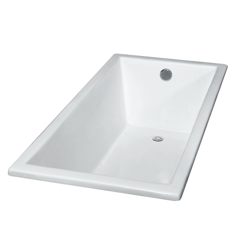 Deep Soaking Drop In Cast Iron Tub