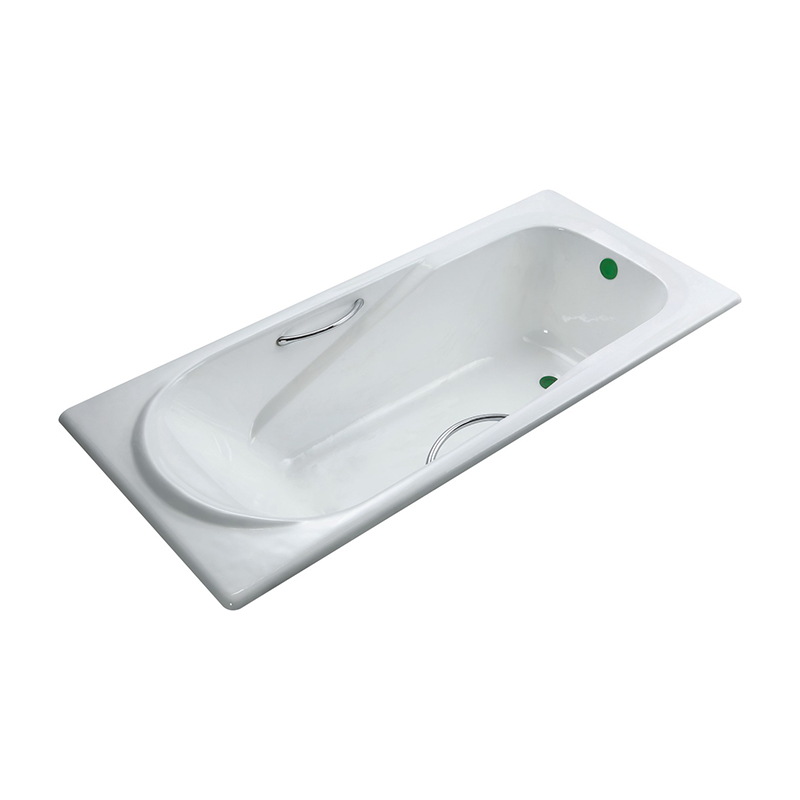 Hot Sale Drop in Cast Iron Bathtub with Handles and Legs